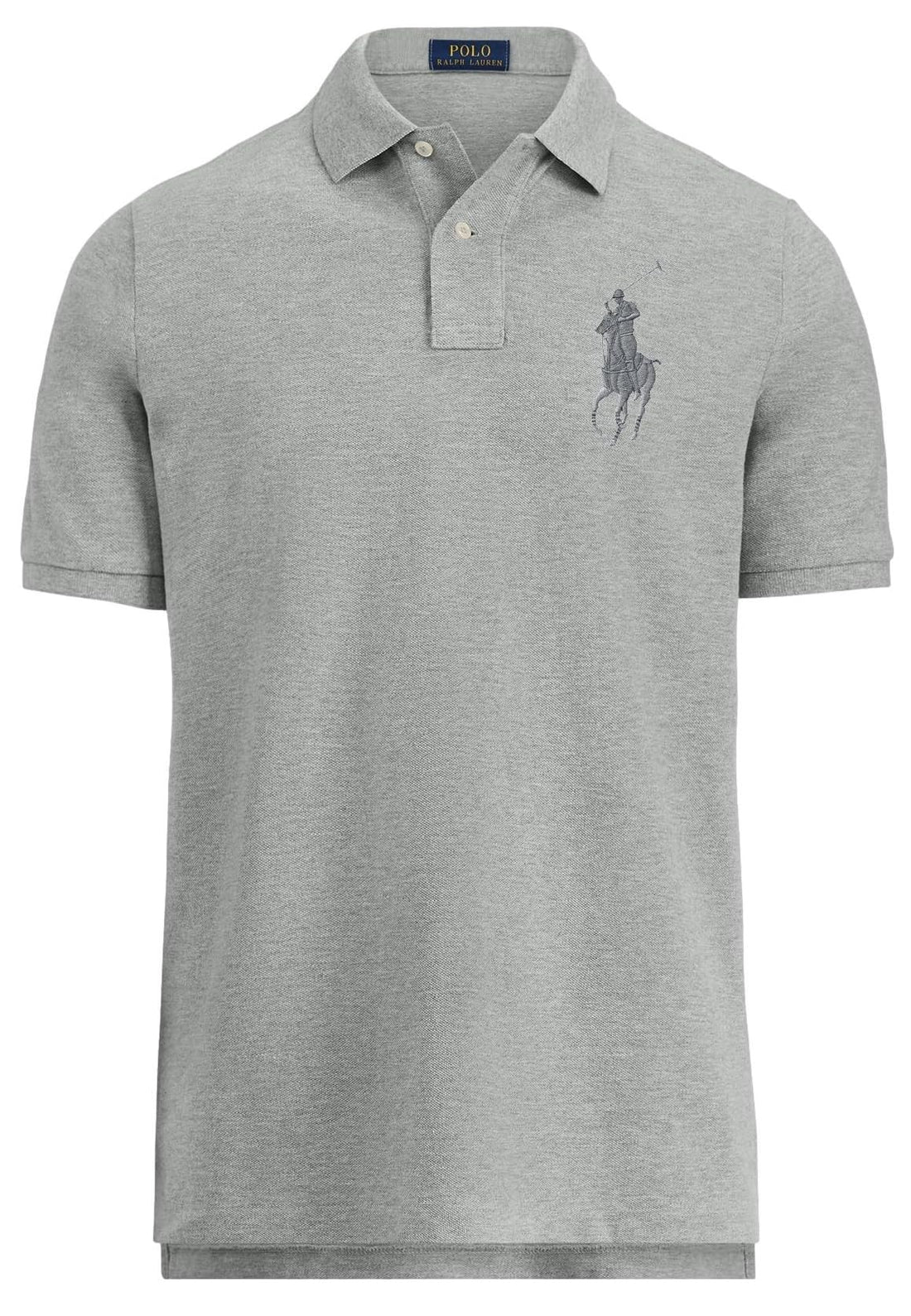 Classic Fit Mesh Polo Shirt For Men