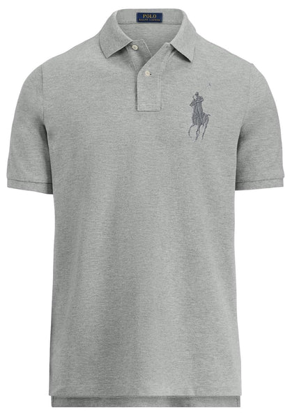 Classic Fit Mesh Polo Shirt For Men