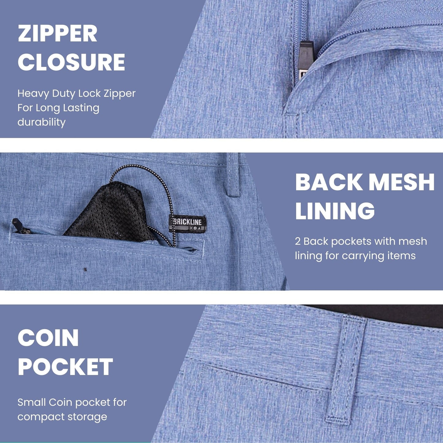 Quick Dry Stretch Hybrid Chino Shorts