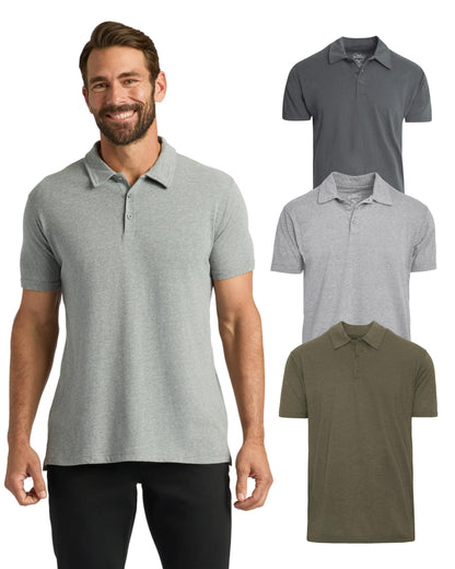 Cotton Dry Fit Short Sleeve Polo Shirt