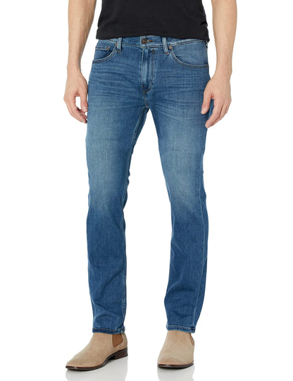 Slim Straight Stretch Denim Jeans