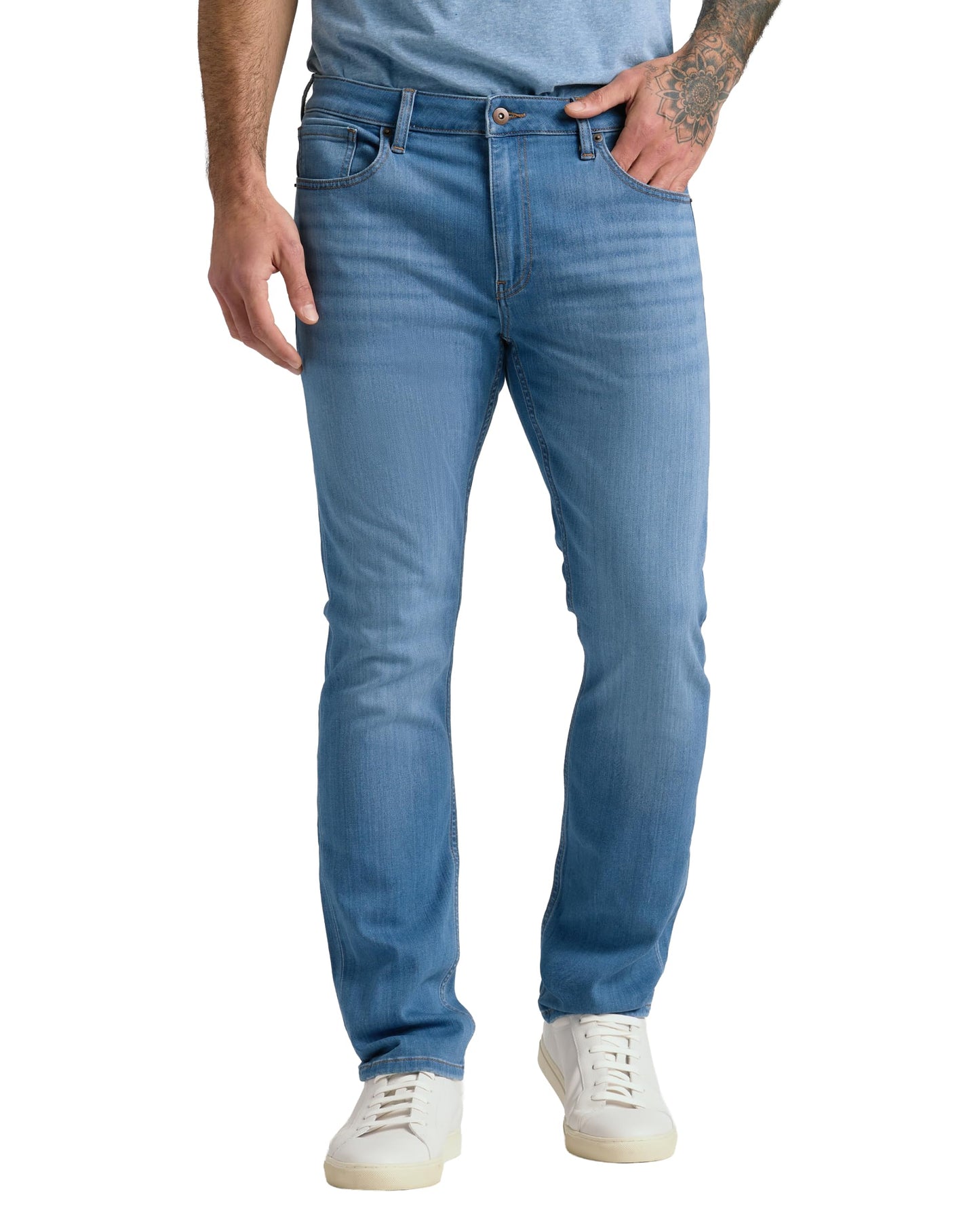 Slim Straight Stretch Denim Jeans
