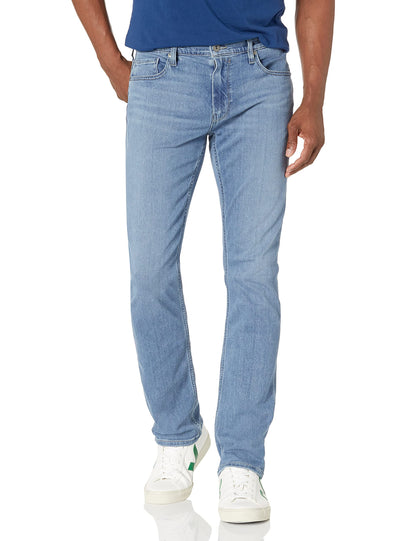 Slim Straight Stretch Denim Jeans