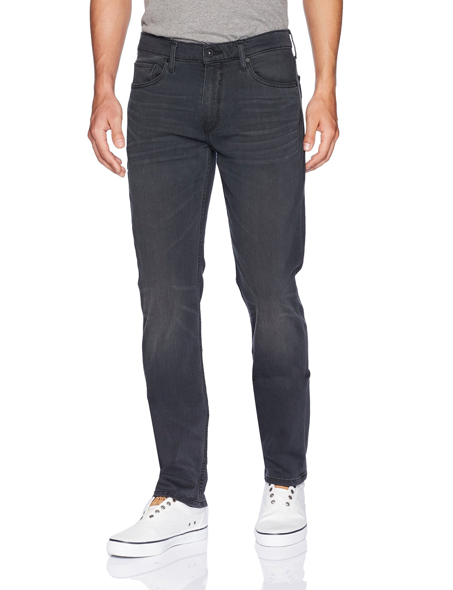 Slim Straight Stretch Denim Jeans