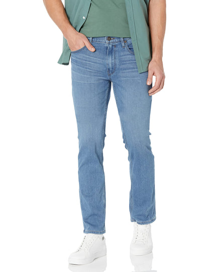 Slim Straight Stretch Denim Jeans