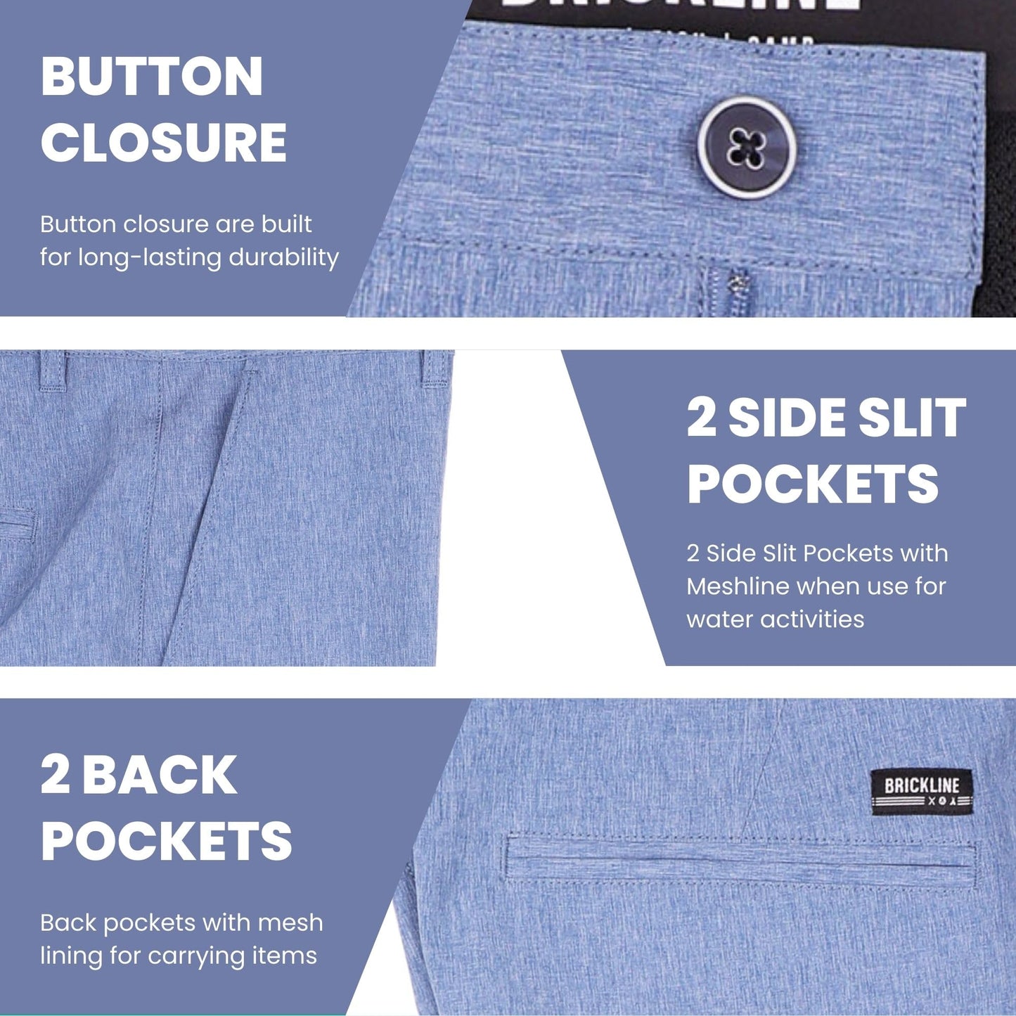 Quick Dry Stretch Hybrid Chino Shorts