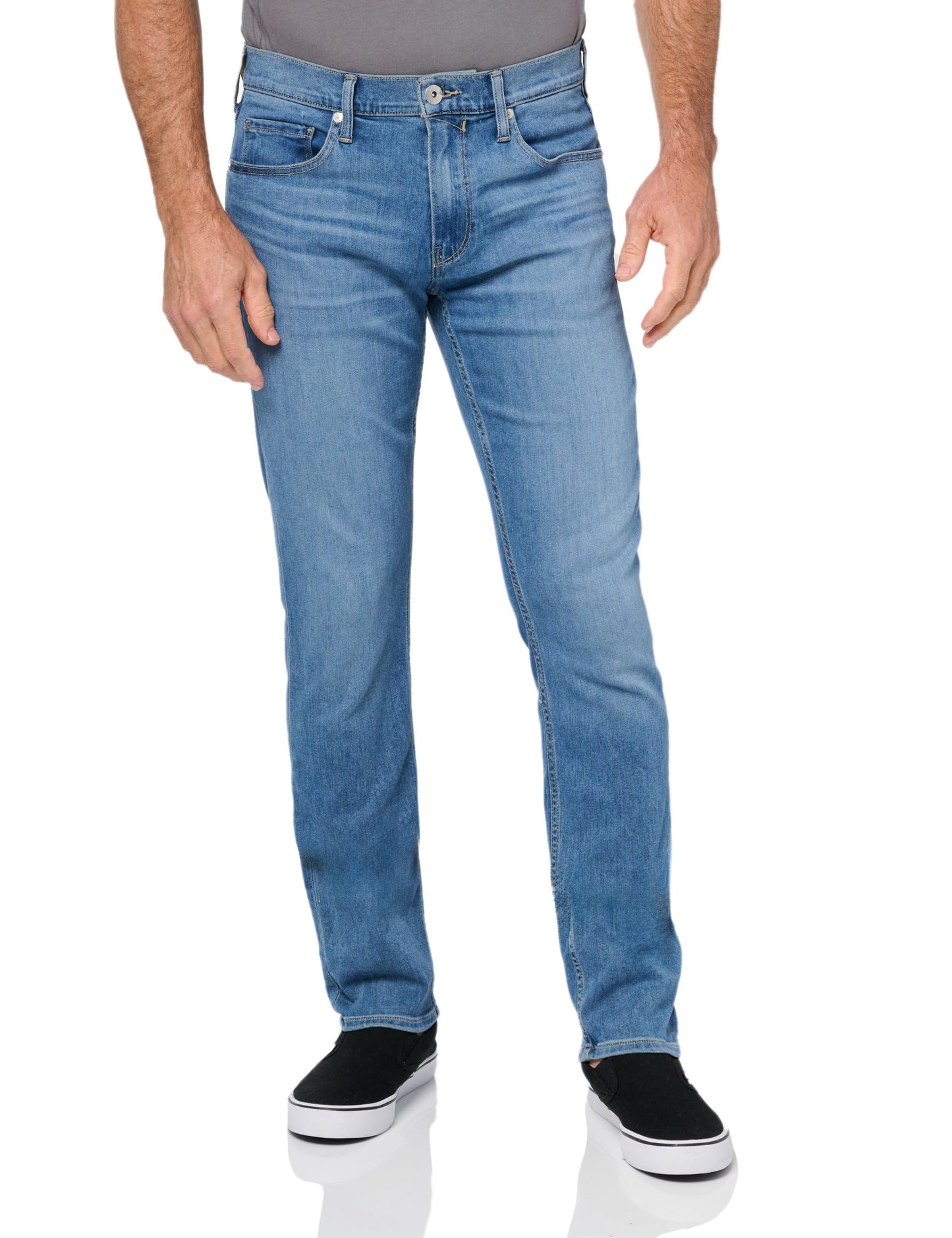 Slim Straight Stretch Denim Jeans