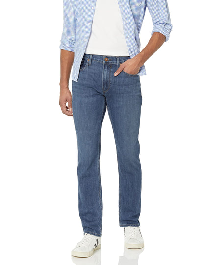 Slim Straight Stretch Denim Jeans