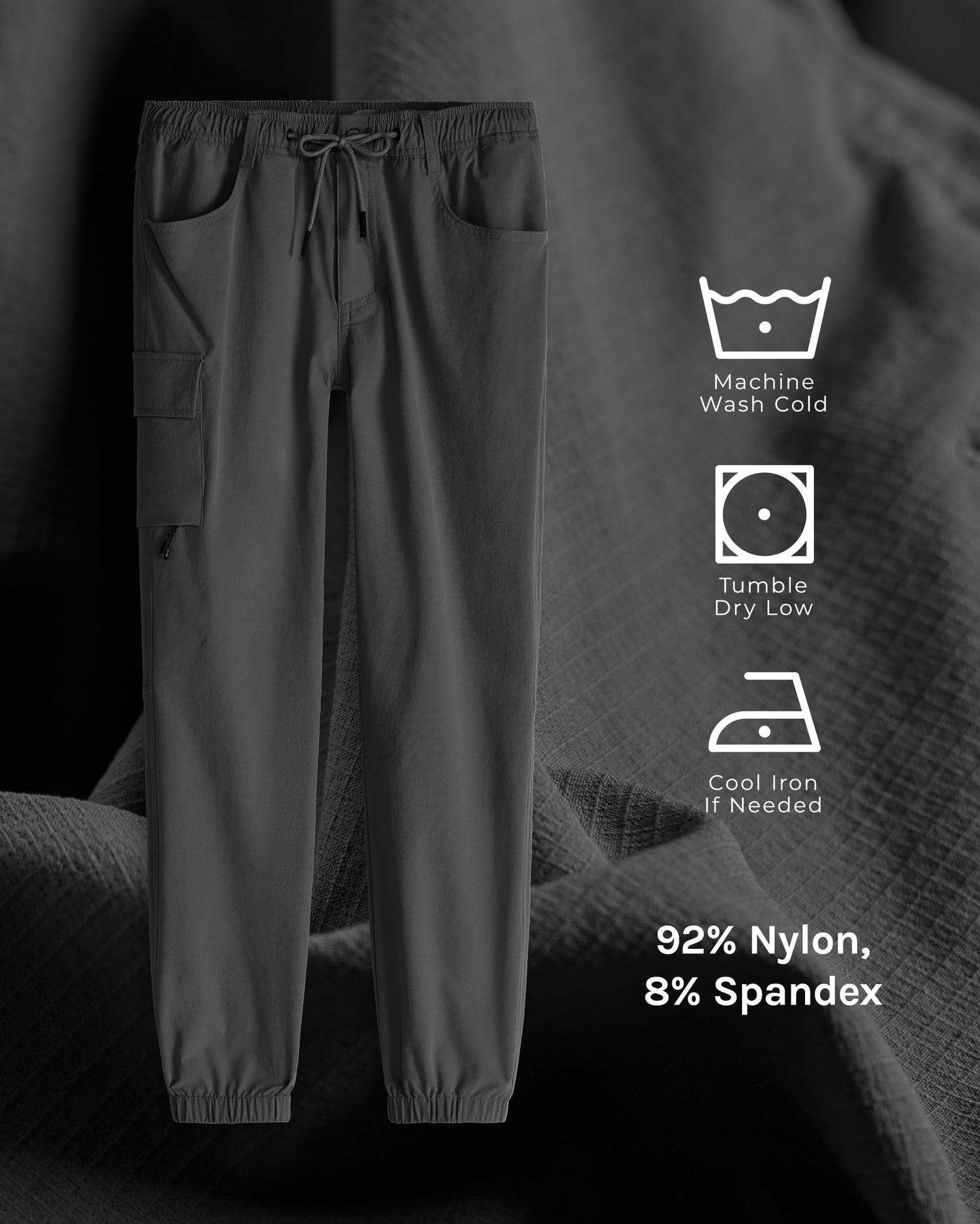 Lightweight Ripstop Cargo Jogger Pants