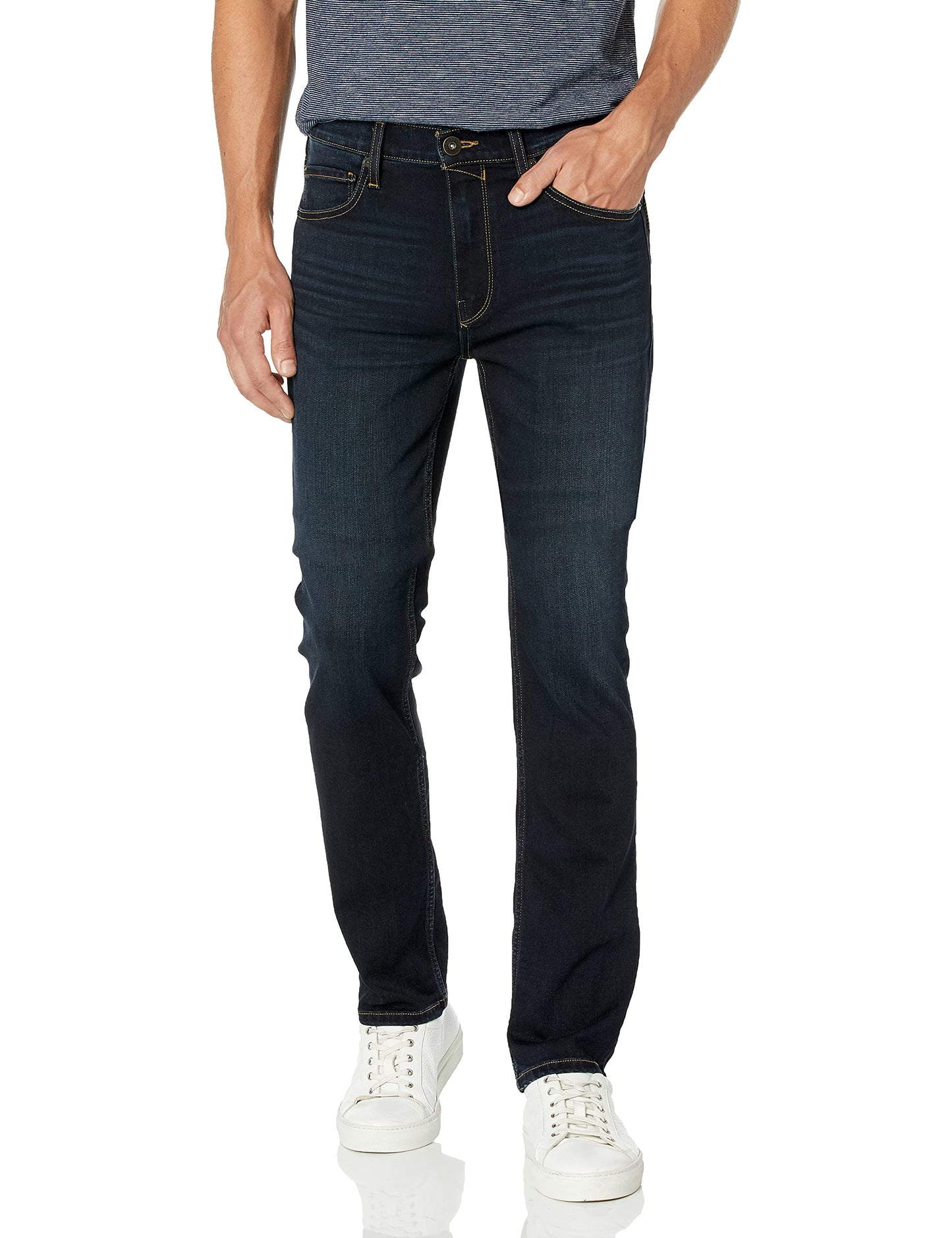Slim Straight Stretch Denim Jeans