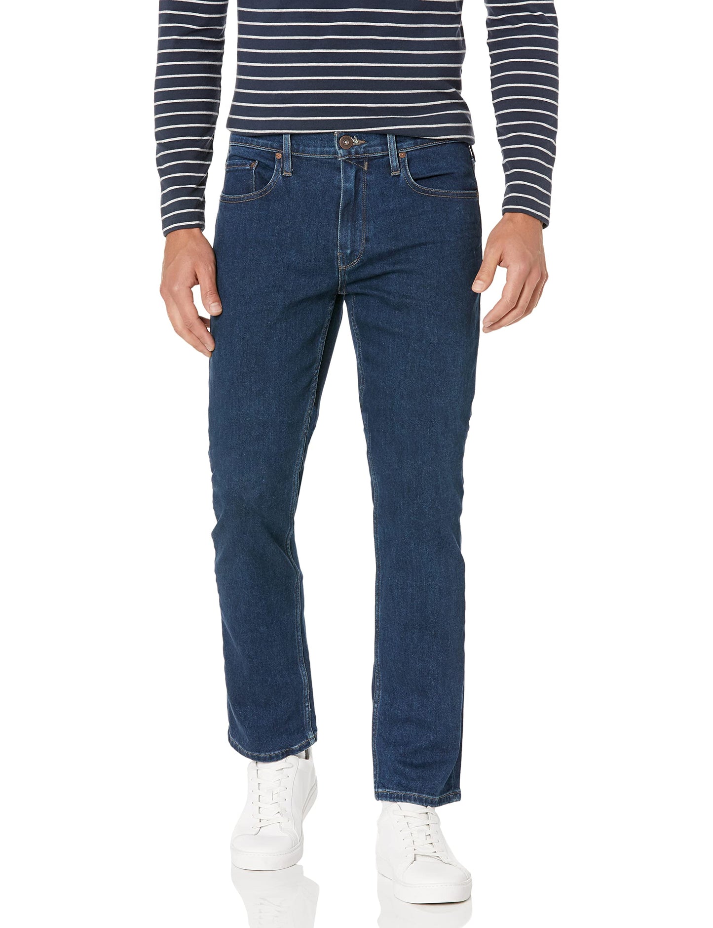 Slim Straight Stretch Denim Jeans