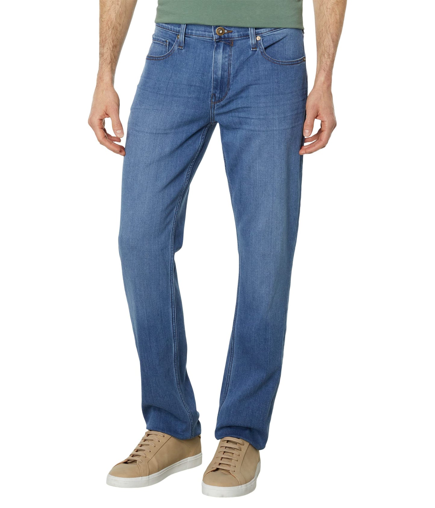 Slim Straight Stretch Denim Jeans