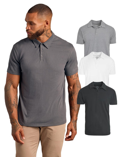 Cotton Dry Fit Short Sleeve Polo Shirt