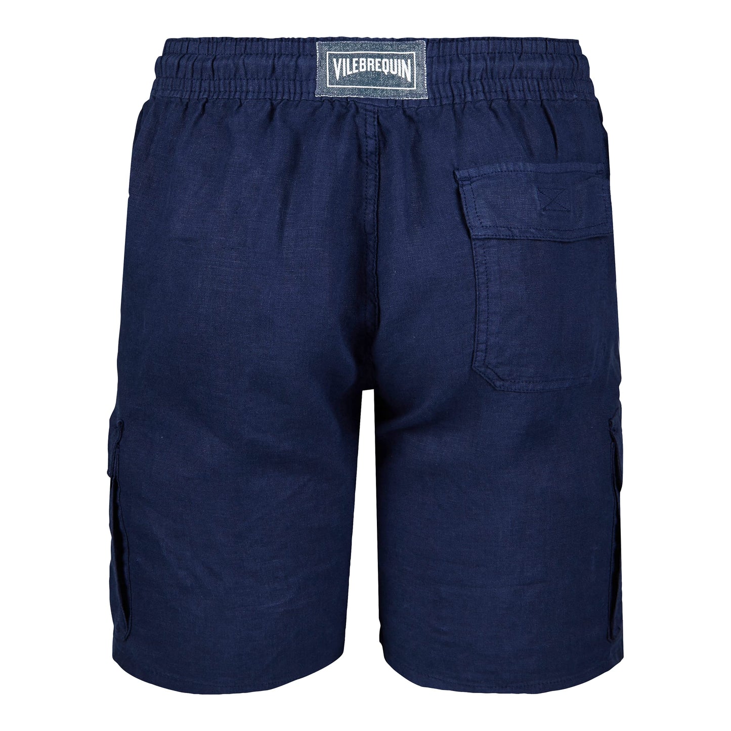 Linen Bermuda Cargo Shorts For Men