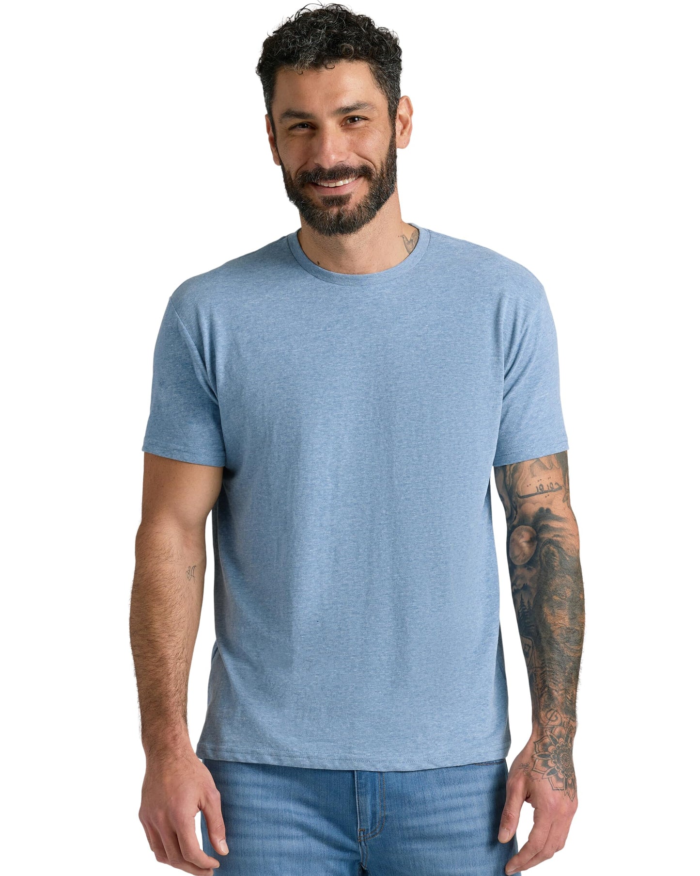 Men’s Cotton Blend Short Sleeve Crew Neck Tees