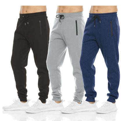 Fleece Active Jogger Pants With Zipper Pockets