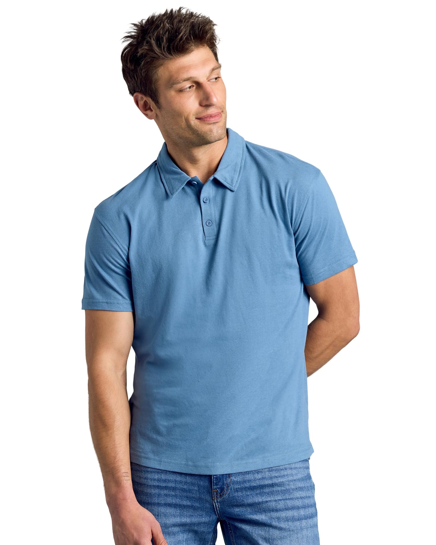 Cotton Dry Fit Short Sleeve Polo Shirt