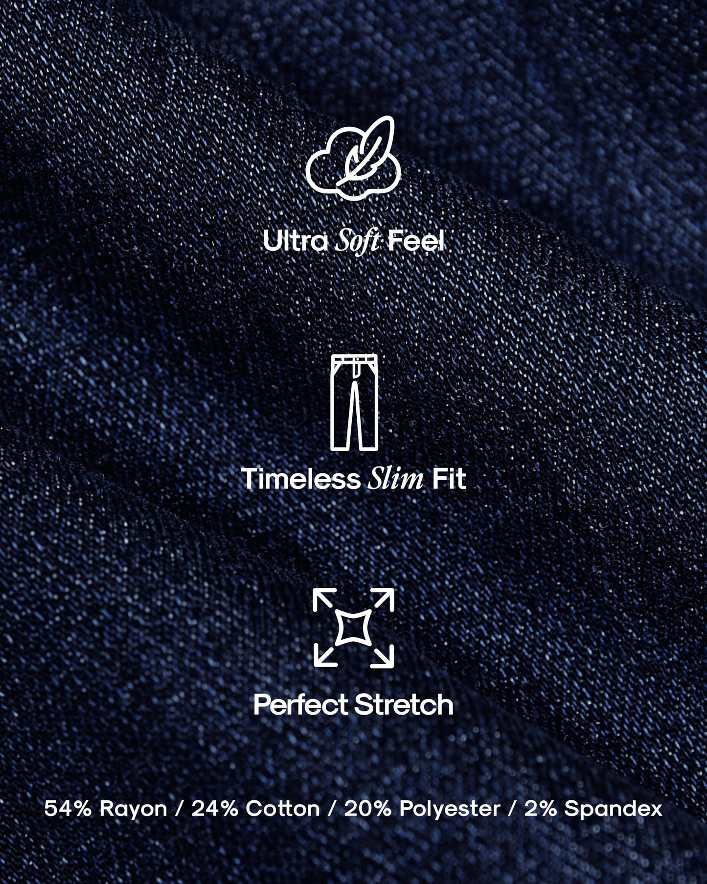 Slim Straight Stretch Denim Jeans