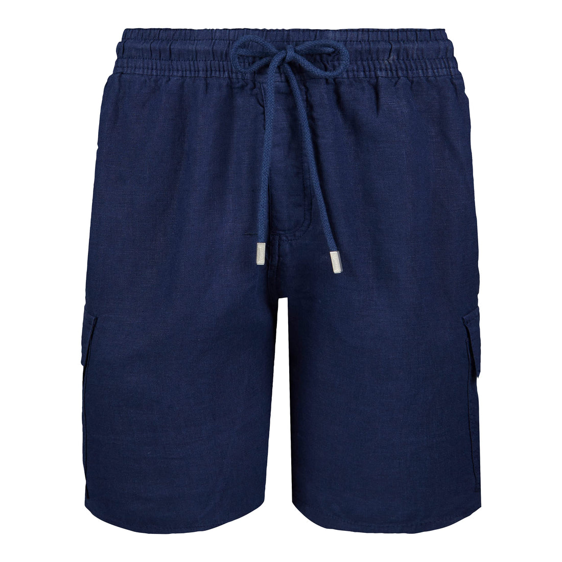 Linen Bermuda Cargo Shorts For Men