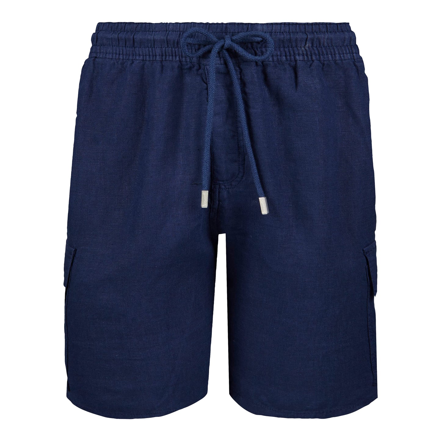 Linen Bermuda Cargo Shorts For Men